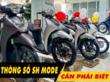 6 thông số xe SH Mode 2026 cần phải biết trước khi mua xe
