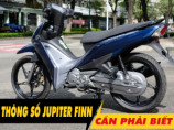 5 thông số xe Jupiter Finn 2026 cần phải biết trước khi mua xe