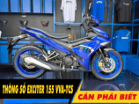 5 thông số xe Exciter 155 VVA - TCS 2026 cần phải biết trước khi mua xe