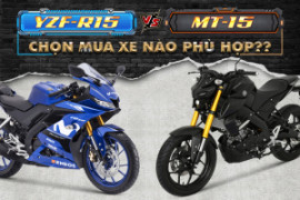 So sánh Yamaha MT-15 2022 và R15 2022: nên chọn mẫu xe môtô nào?