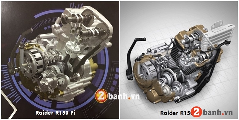 So sánh raider fi 2022 với suzuki raider 150 có gì khác biệt - 9