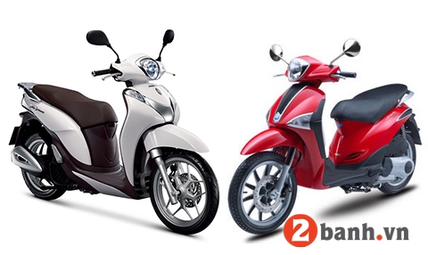 So sánh sh mode vs piaggio liberty 2014 - 1
