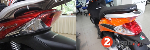So sánh sh mode vs piaggio liberty 2014 - 5