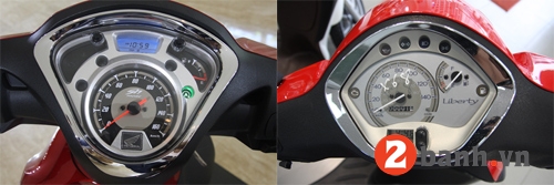 So sánh sh mode vs piaggio liberty 2014 - 7