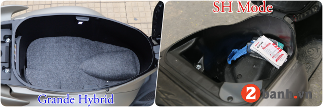 So sánh grande 2024 và sh mode 2024 nên mua xe tay ga nào - 11