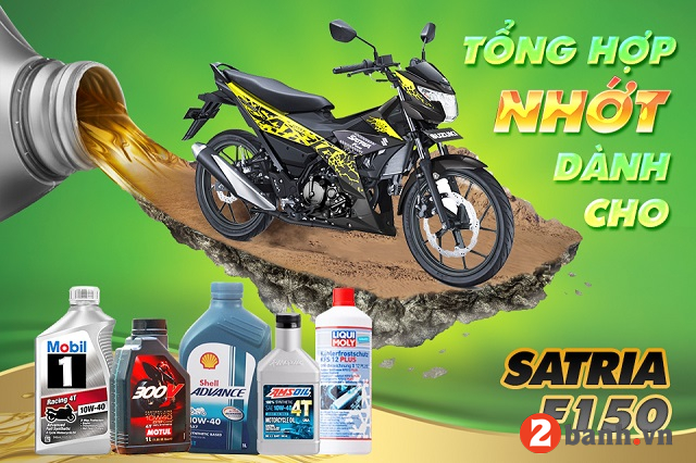 Tư vấn dầu nhớt tốt nhất phù hợp cho xe satria 2025 - 1