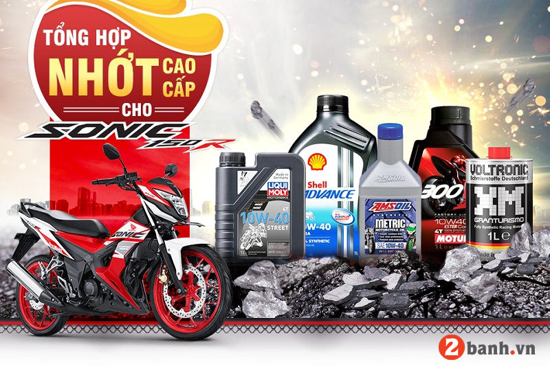 Tư vấn dầu nhớt tốt nhất phù hợp cho xe sonic 2025 - 1
