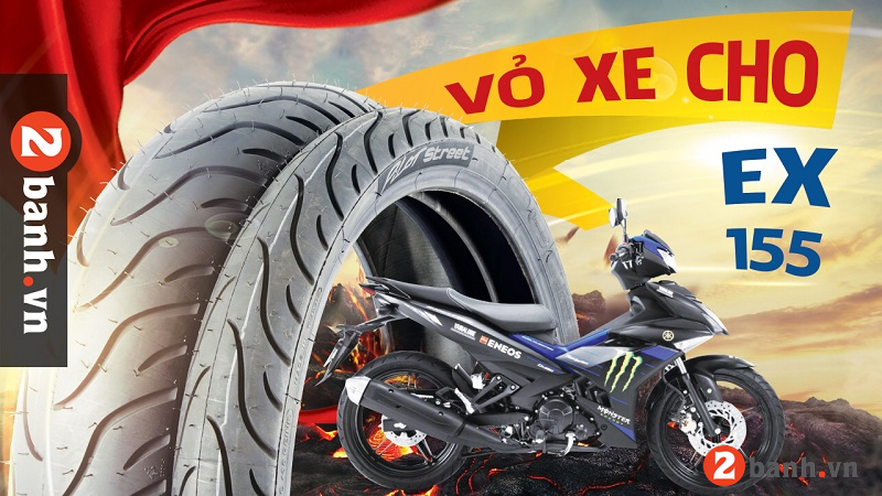 Tư vấn các loại vỏ xe tốt nhất cho yamaha exciter 155 - 1