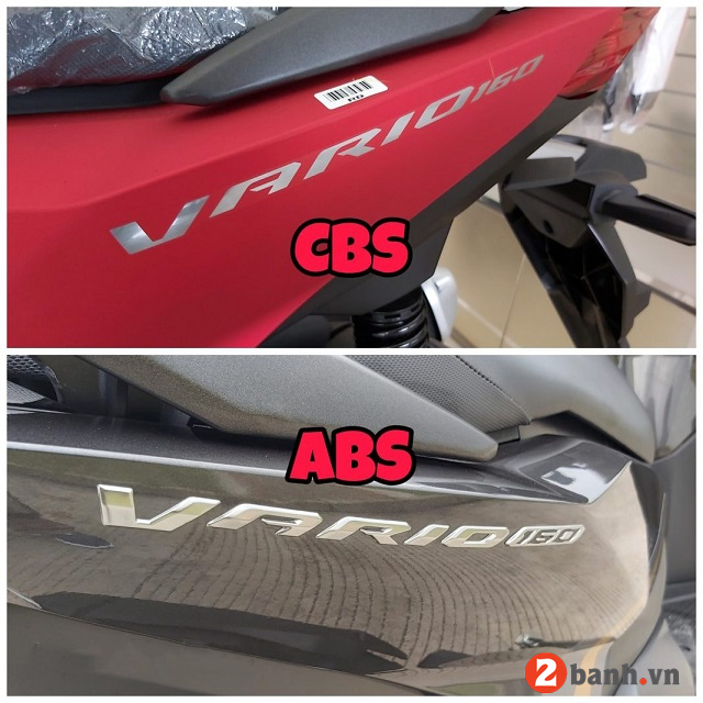 So sánh vario 160 abs và vario 160 cbs có gì khác biệt - 14