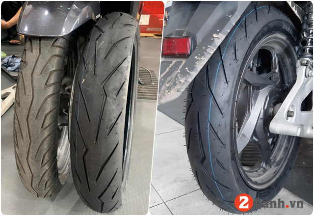 Tư vấn các loại vỏ xe tốt nhất cho honda airblade 160 - 4