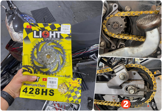 Tư vấn nhông sên dĩa tốt nhất cho sirius mới 2025 - 4