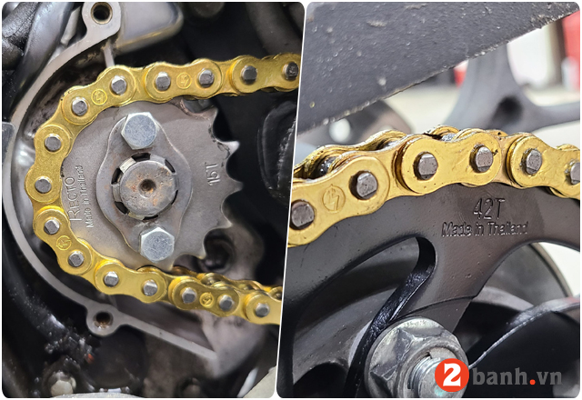 Tư vấn nhông sên dĩa tốt nhất cho yaz 125 mới 2026 - 7