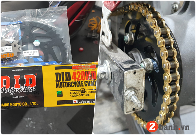 Tư vấn nhông sên dĩa tốt nhất cho yaz 125 mới 2026 - 5