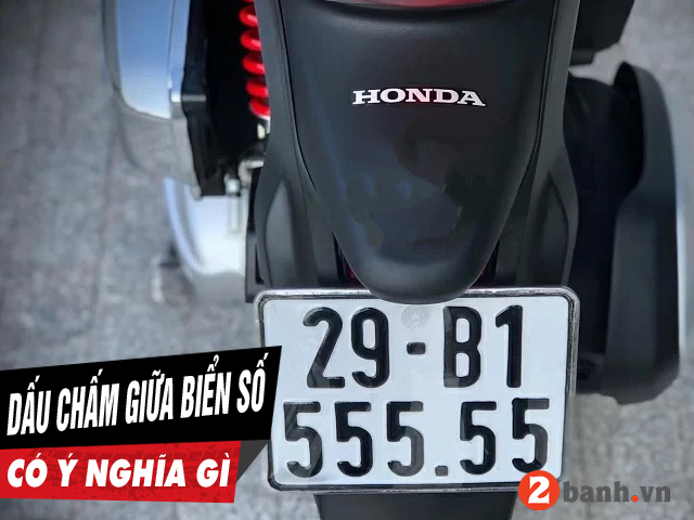Dấu chấm giữa biển số xe máy 5 số có ý nghĩa như thế nào - 1