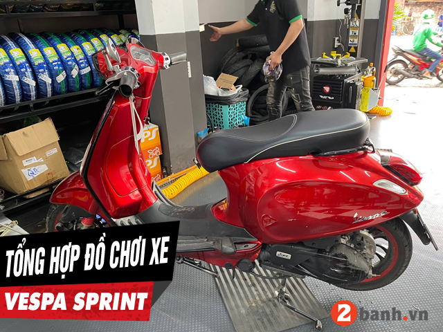 Tổng hợp phụ tùng đồ chơi xe vespa sprint mới nhất 2025 - 1