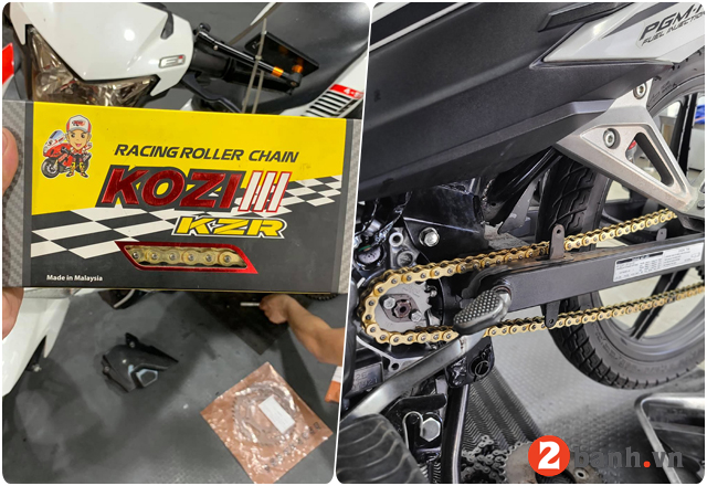 Tư vấn nhông sên dĩa tốt nhất cho blade 110 - 6