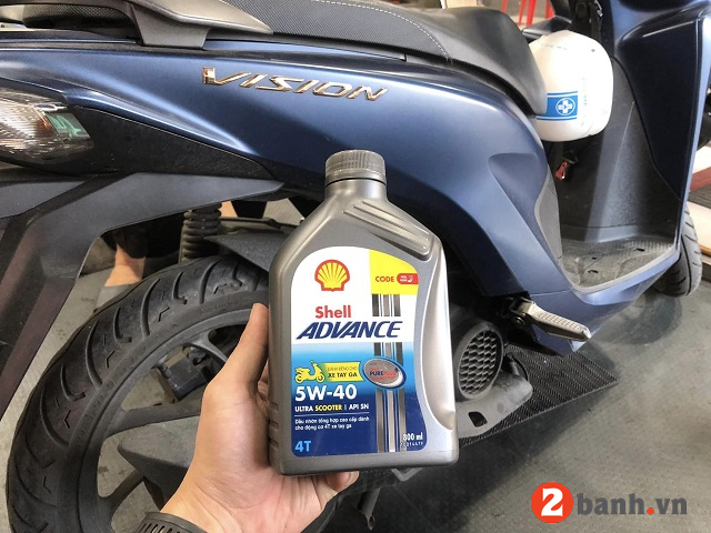 Tư vấn dầu nhớt tốt nhất phù hợp cho xe vision 2025 - 2