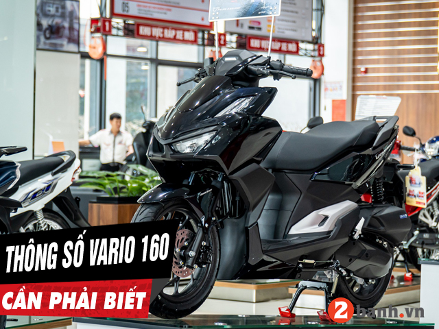 6 thông số xe vario 160 2024 cần phải biết trước khi mua xe - 1