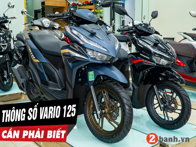 6 thông số xe vario 125 2024 cần phải biết trước khi mua xe - 1