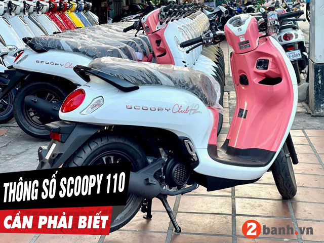 6 thông số xe honda scoopy 110 2024 cần phải biết trước khi mua xe - 1