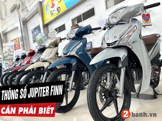 5 thông số xe jupiter finn 2024 cần phải biết trước khi mua xe - 1