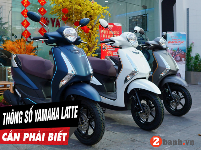 5 thông số xe yamaha latte 2024 cần phải biết trước khi mua xe - 1