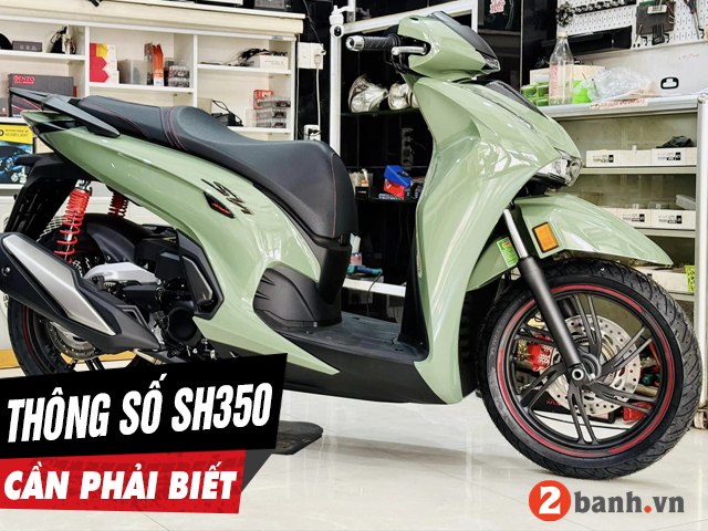 6 thông số xe sh350i 2026 cần phải biết trước khi mua xe - 1