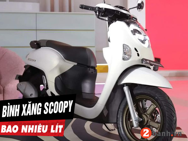 Bình xăng xe scoopy 110 bao nhiêu lít scoopy 2025 có tiết kiệm xăng không - 1