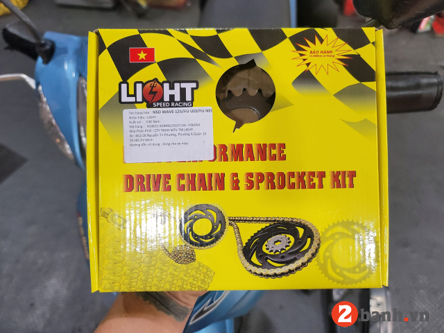 Tư vấn nhông sên dĩa tốt nhất cho blade 110 - 4