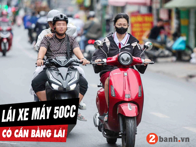 Xe 50cc có cần bằng lái không 2025 - 1