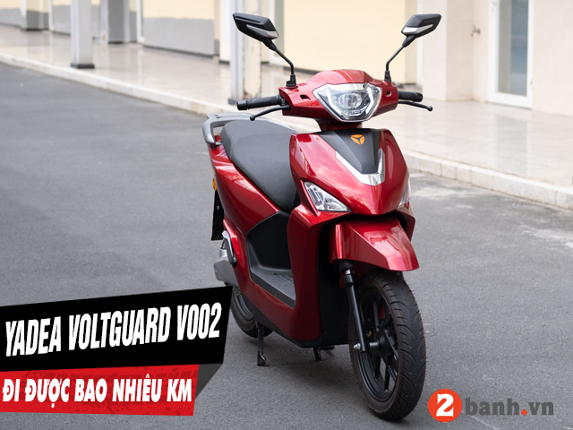 Xe máy điện yadea voltguard v002 đi được bao nhiêu km cho 1 lần sạc đầy - 1