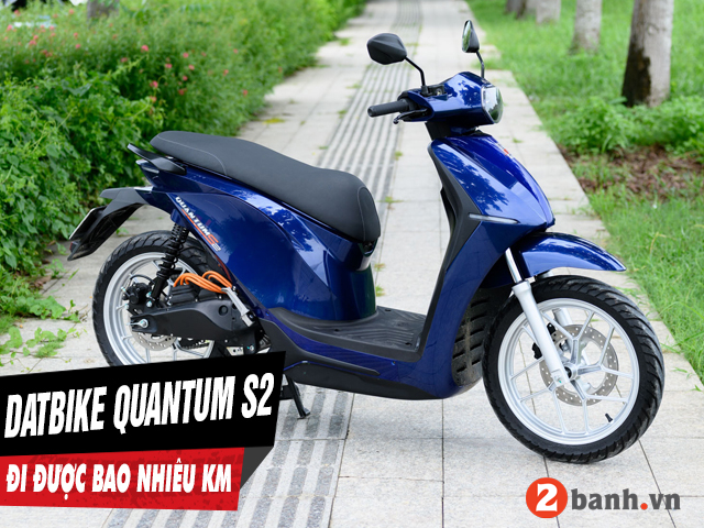 Xe điện dat bike quantum s2 đi được bao nhiêu km cho 1 lần sạc đầy - 1