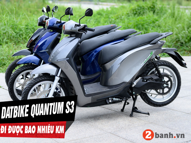 Xe điện dat bike quantum s3 đi được bao nhiêu km cho 1 lần sạc đầy - 1