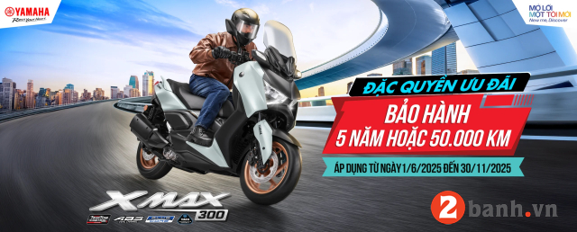 Giá xe xmax 300 2025 mới nhất hôm nay tháng 11 tại đại lý yamaha - 2