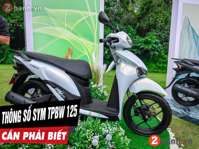 5 thông số xe sym tpbw 125 cần phải biết trước khi mua xe - 1