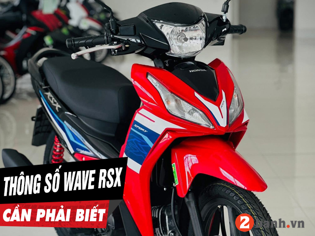 6 thông số xe wave rsx 110 2026 cần phải biết trước khi mua xe - 1