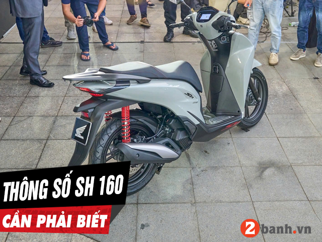 6 thông số xe sh 160i 2026 cần phải biết trước khi mua xe - 1