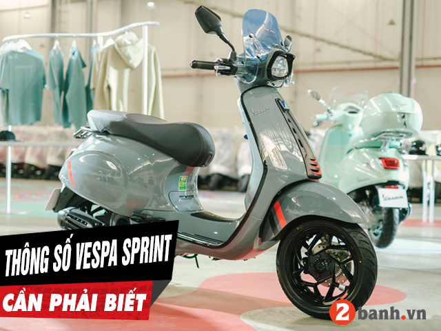 6 thông số xe vespa sprint 2026 cần phải biết trước khi mua xe - 1
