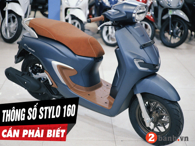 6 thông số xe stylo 160 2026 cần phải biết trước khi mua xe - 1