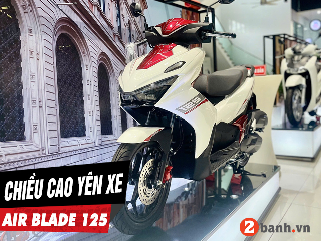 Chiều cao yên xe ab 125 2026 bao nhiêu nam cao 1m6 đi có phù hợp - 1