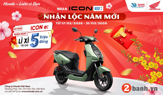 Giá xe icon e mới nhất hôm nay tháng 32026 tại head honda - 3