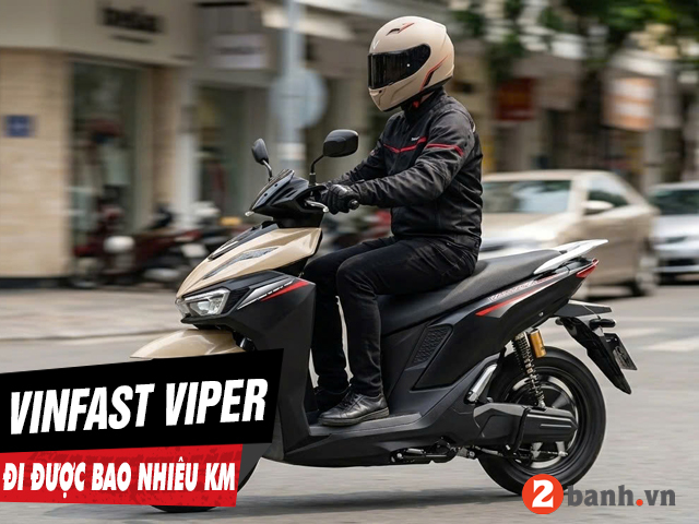 Xe điện vinfast viper đi được bao nhiêu km cho 1 lần sạc đầy - 1