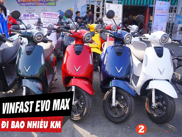 Xe điện evo max 2026 đi được bao nhiêu km cho 1 lần sạc đầy - 1