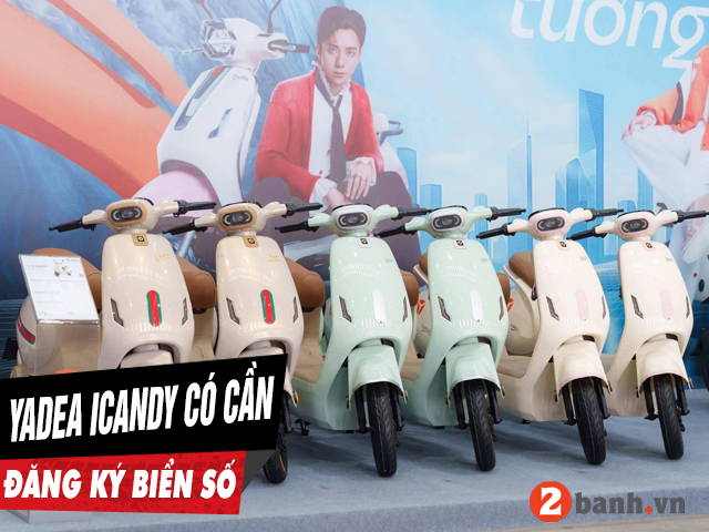 Yadea icandy có cần đăng ký biển số không - 1