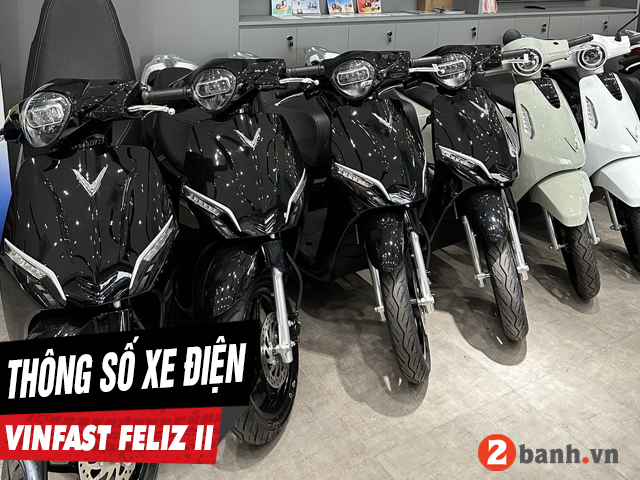 5 thông số xe điện feliz ii cần phải biết trước khi mua xe - 1
