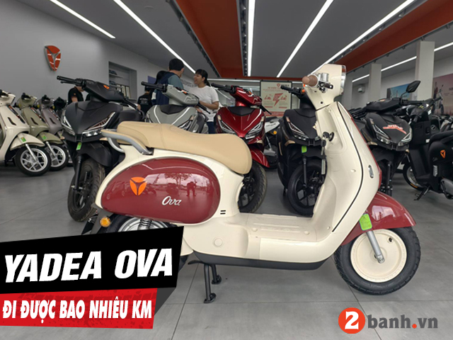 Xe điện yadea ova đi được bao nhiêu km cho 1 lần sạc đầy - 1