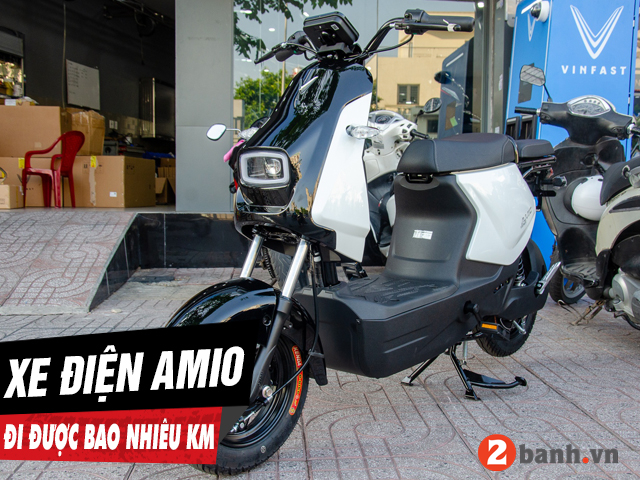 Xe điện amio đi được bao nhiêu km cho 1 lần sạc đầy - 1