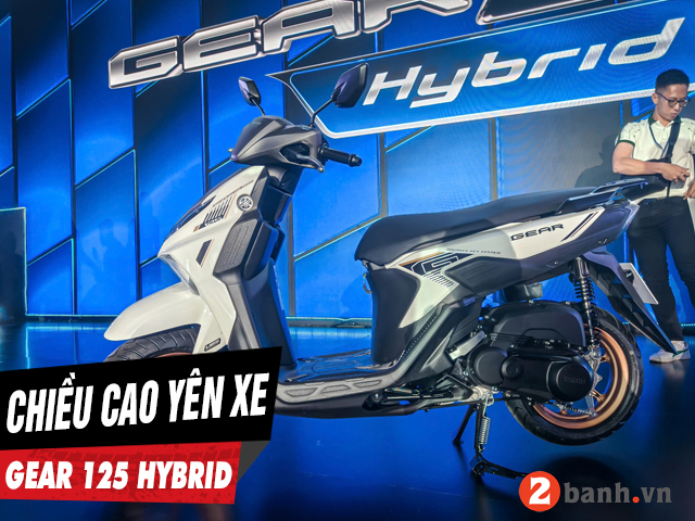 Chiều cao yên xe gear 2026 bao nhiêu nữ cao 1m5 đi có phù hợp - 1