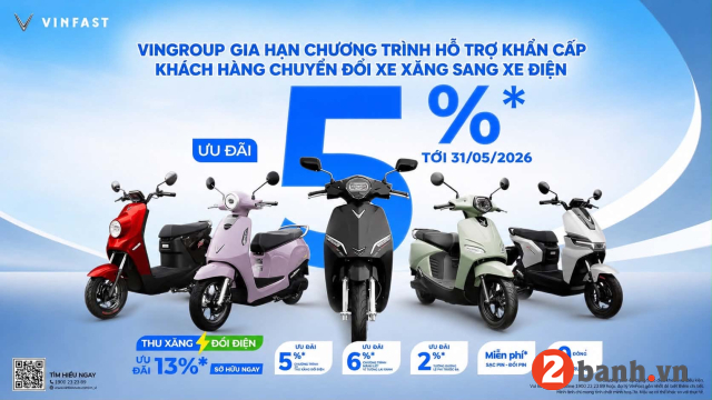 Bảng giá xe máy điện vinfast mới nhất hôm nay tháng 52026 tại đại lý - 2
