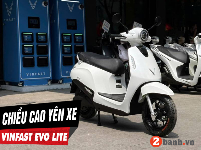 Chiều cao yên xe evo lite bao nhiêu nữ cao 1m5 đi có phù hợp - 1